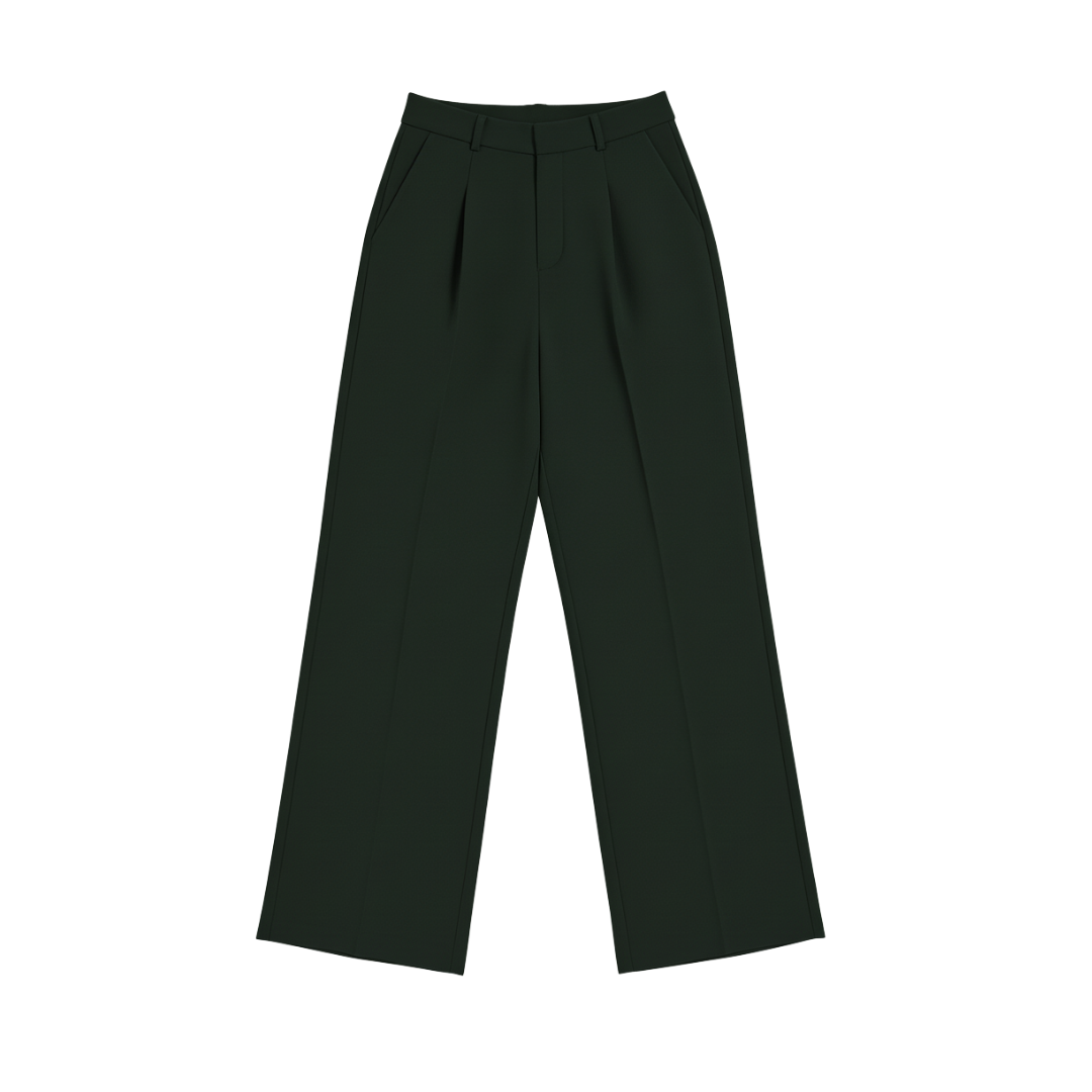 Chloris Pants - Dark Olive Green