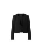 Basic Cropped Formal Jacket