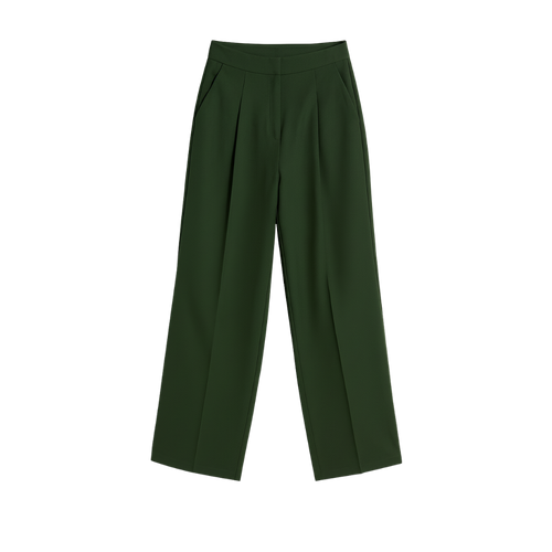 Chloris Pants - Dark Olive Green
