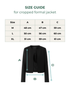 Basic Cropped Formal Jacket